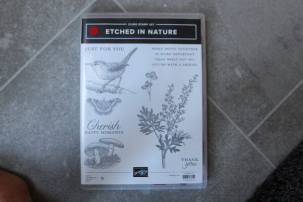 Etched in Nature stamp set - used