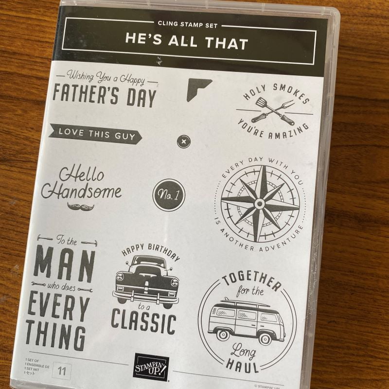 He's All That bundle from Stampin' Up!