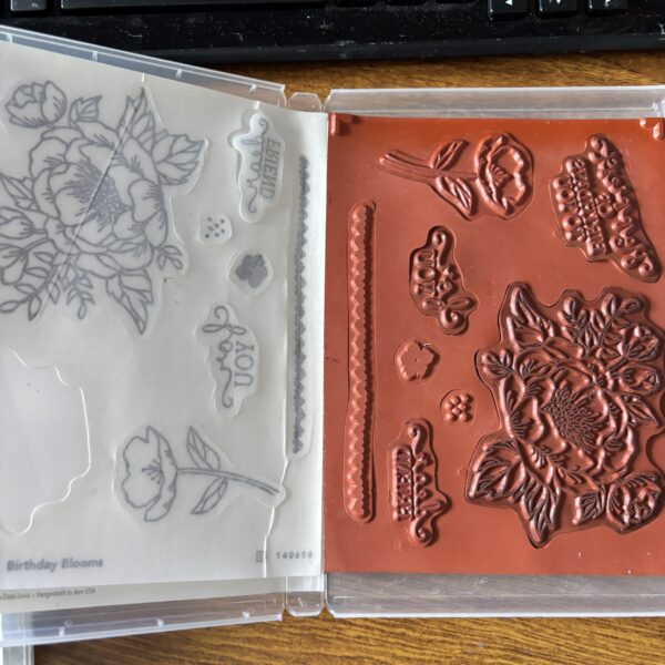 Birthday Blooms Stamp set - used - Image 2