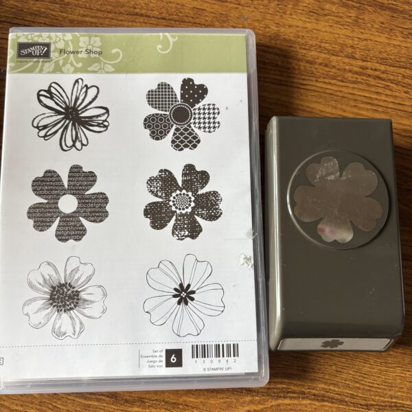 Flower Shop stamp and Punch - used