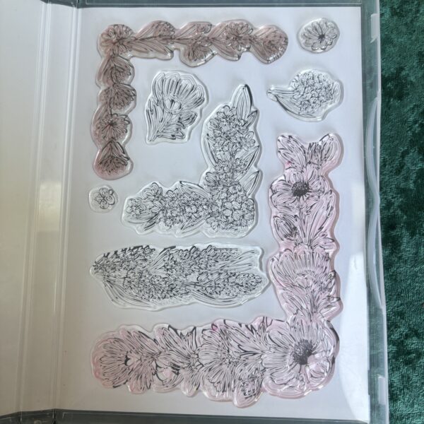 Corner In Bloom stamp set - used - Image 2