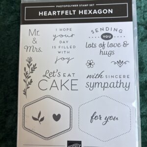Heartfelt Hexagon stamp set