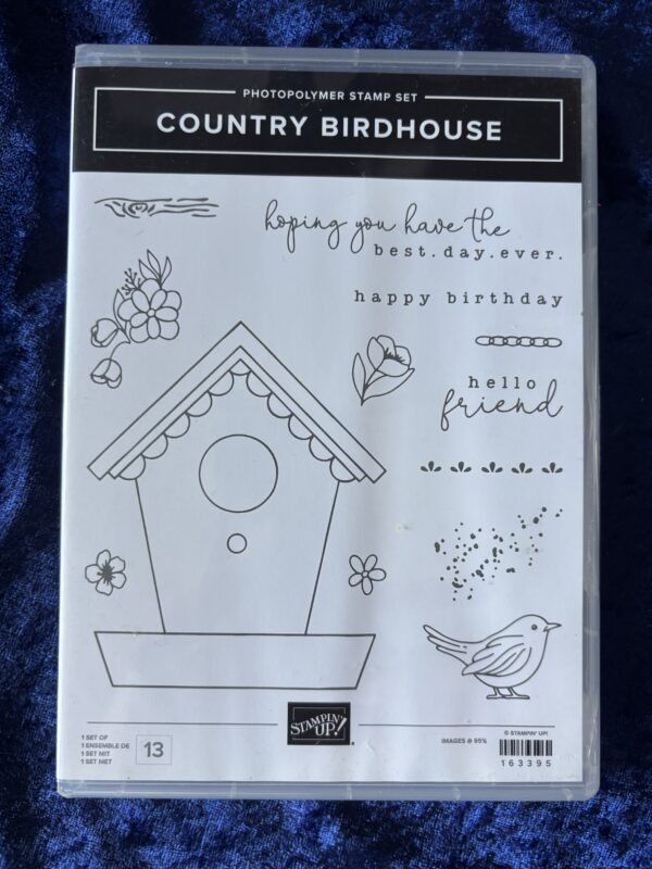 Country Birdhouse Stamps set and co-ordinating dies - Image 2