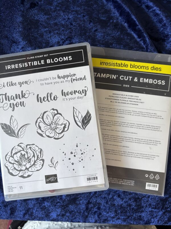 Irrisistable Blooms Stamp and Die set