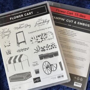 Flower Cart stamp and Die set