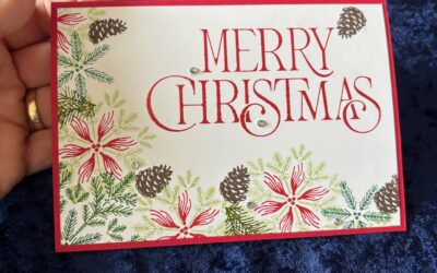 Festive Season themed card for the Build & Bloom bloghop